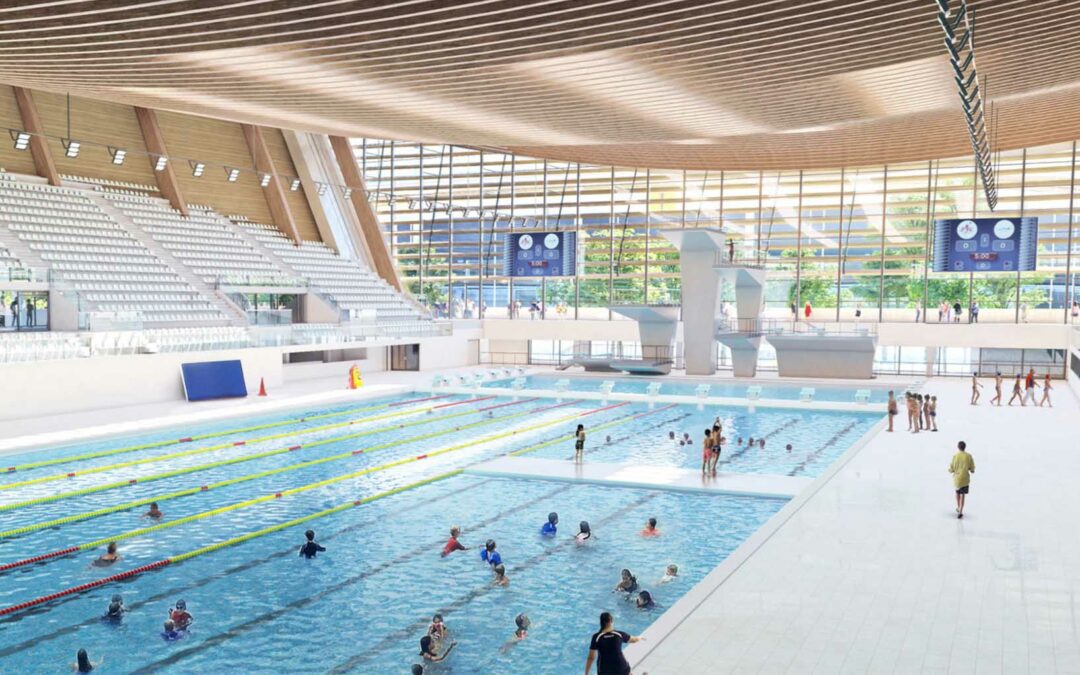 Aquatics Centre Paris 2024 Olympic Games - Credit: Architectes VenhoevenCS & Ateliers 234 / Proloog